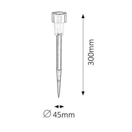 LED Oświetlenie solarne SOLAR 1xLED/0,1W/1xNi-MH IP44