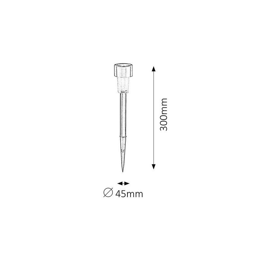 LED Oświetlenie solarne SOLAR 1xLED/0,1W/1xNi-MH IP44