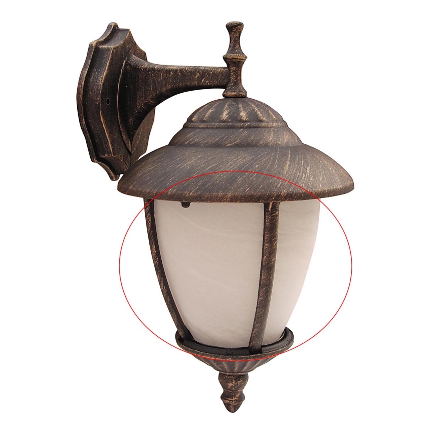 Rabalux 8476 - Szkło zamienne do lampy zewnętrznej MADRID E27