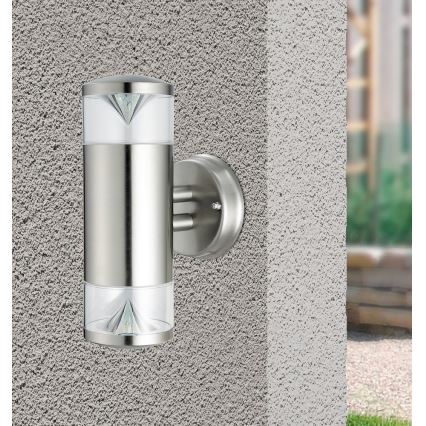 Rabalux - Kinkiet zewnętrzny 2xGU10/4,5W/230V IP44