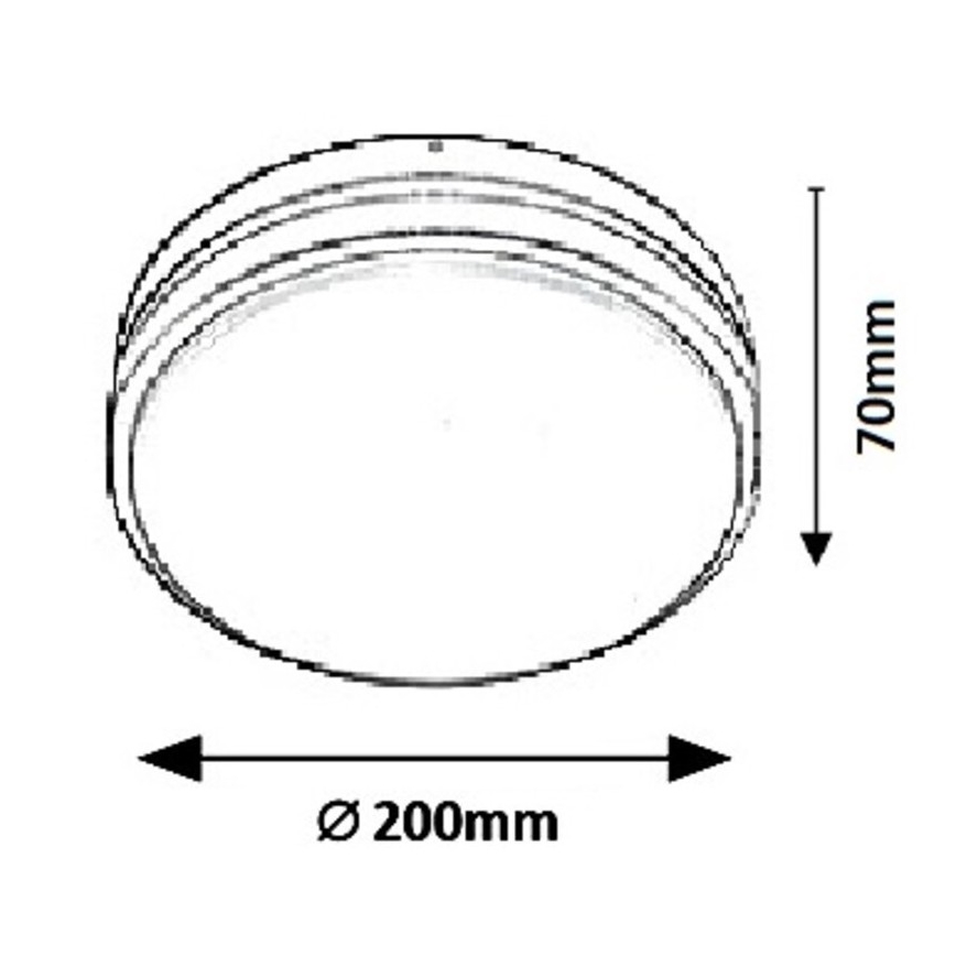 Rabalux 8847 - LED Kinkiet zewnętrzny HAMBURG LED/10W/230V IP44