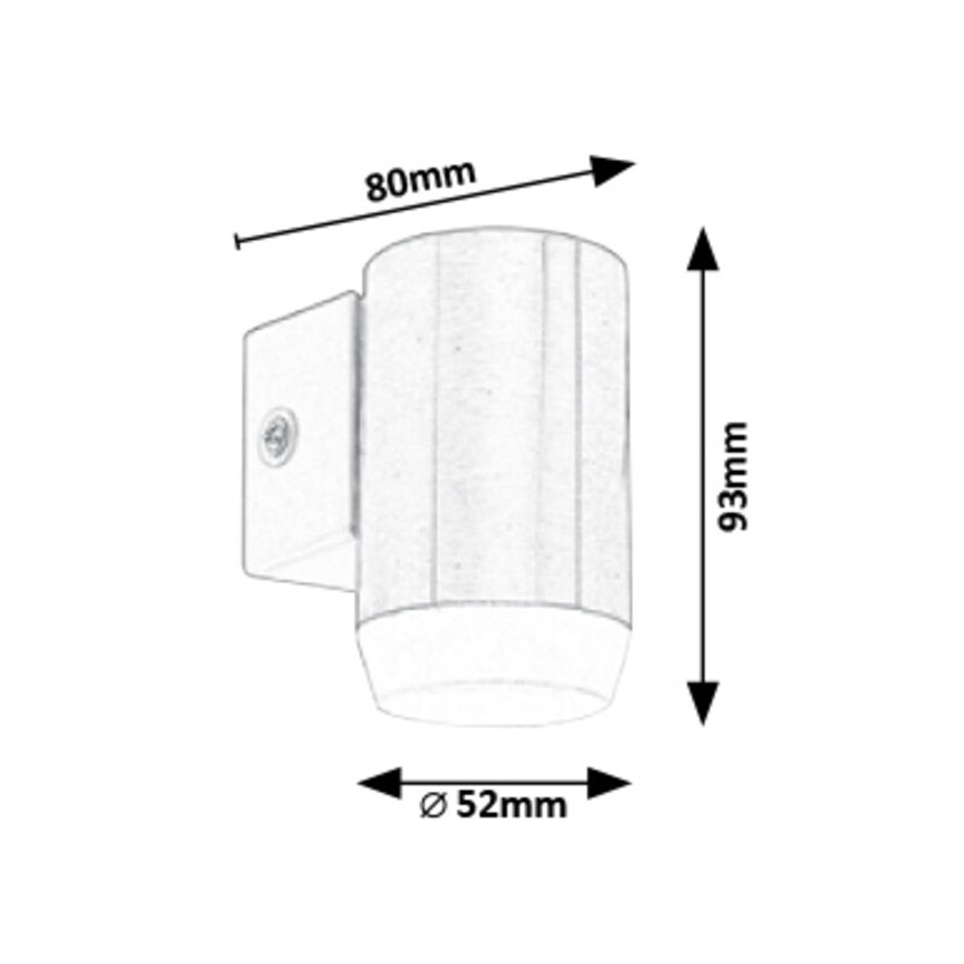 Rabalux - LED Kinkiet zewnętrzny LED/4W/230V  IP44