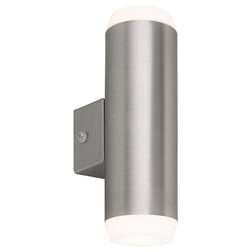 Rabalux - LED Kinkiet zewnętrzny 2xLED/4W/230V saténový matowy chrom IP44
