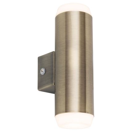 Rabalux - LED Kinkiet zewnętrzny 2xLED/4W/230V brązowy IP44