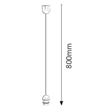 Rabalux - Kabel zasilający 1xE27/60W/230V