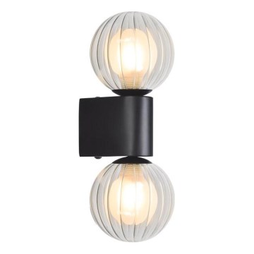 Rabalux - Kinkiet łazienkowy 2xG9/3,5W/230V IP44 czarny