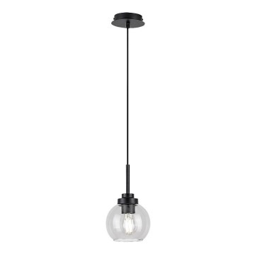 Rabalux - Lampa łazienkowa na linkę 1xE27/15W/230V czarna IP44