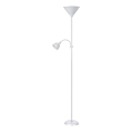 Rabalux - lampa podłogowa 1xE27/100W+E14/25W biały