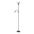 Rabalux - Lampa podłogowa 1xE27/100W+E14/25W czarny/biały