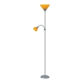 Rabalux - Lampa podłogowa 1xE27/100W+E14/25W szary/pomarańczowy