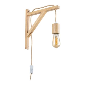 Rabalux - Lampa ścienna 1xE27/60W/230V buk