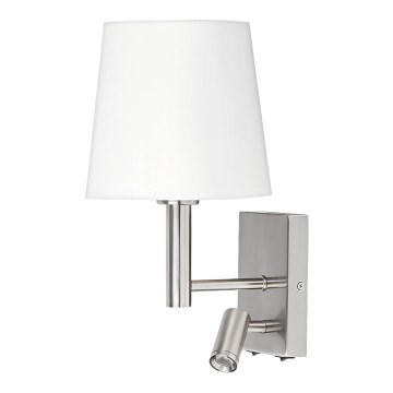 Rabalux - Lampa ścienna LED E27/40W + LED/3W