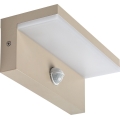 Rabalux - Lampa ścienna zewnętrzna LED z czujnikiem LED/9W/230V IP54 beżowa