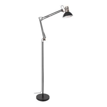 Rabalux - Lampa stojąca 1xE27/40W/230V czarna/błyszczący chrom