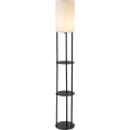 Rabalux - Lampa stojąca z półkami 1xE27/40W/230V czarna