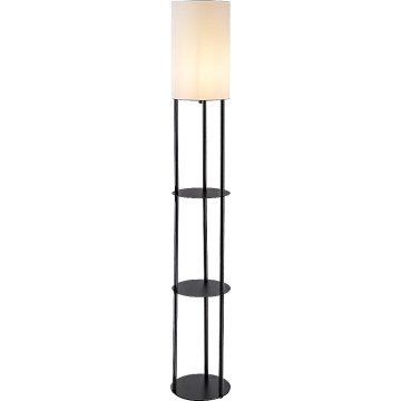 Rabalux - Lampa stojąca z półkami 1xE27/40W/230V czarna