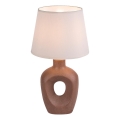 Rabalux - Lampa stołowa 1xE14/25W/230V brązowa/kremowa