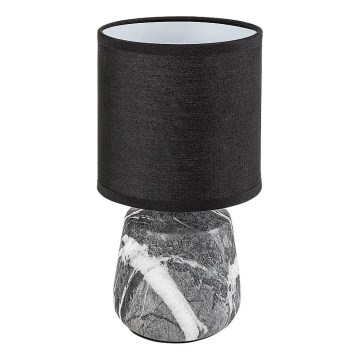 Rabalux - Lampa stołowa 1xE14/40W/230V czarna/dekor marmuru