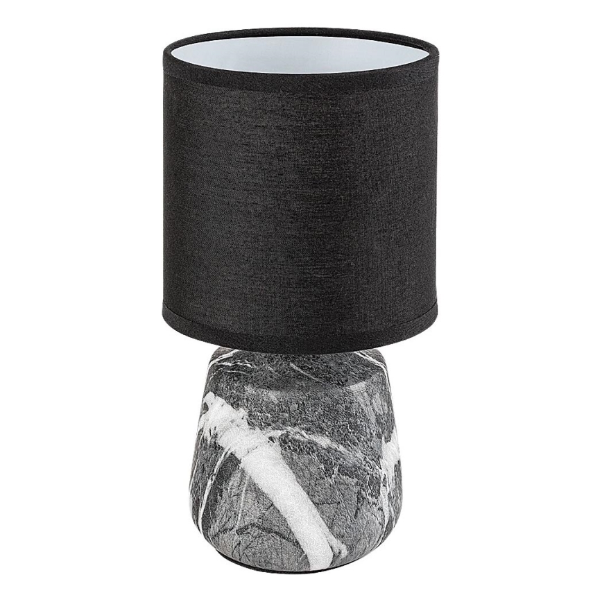 Rabalux - Lampa stołowa 1xE14/40W/230V czarna/dekor marmuru