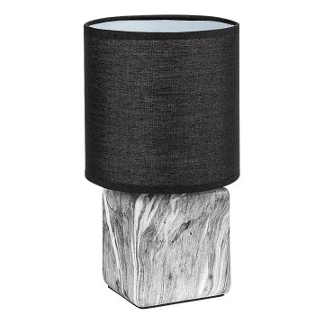 Rabalux - Lampa stołowa 1xE14/40W/230V czarna/dekor marmuru