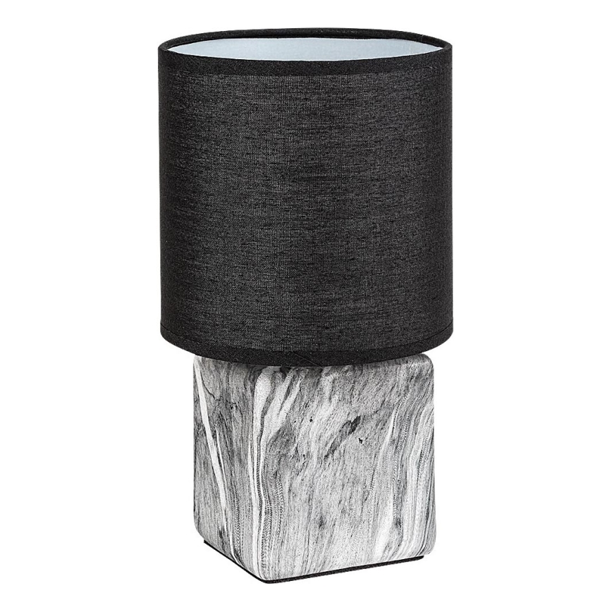 Rabalux - Lampa stołowa 1xE14/40W/230V czarna/dekor marmuru