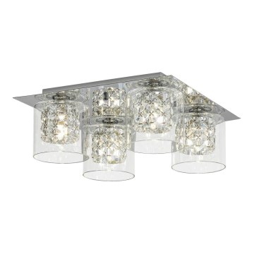 Rabalux - Lampa sufitowa kryształowa 4xG9/40W/230V