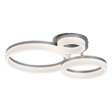 Rabalux - Lampa sufitowa LED 24W/230V 3000/4000/6500K 38x51 cm matowy chrom