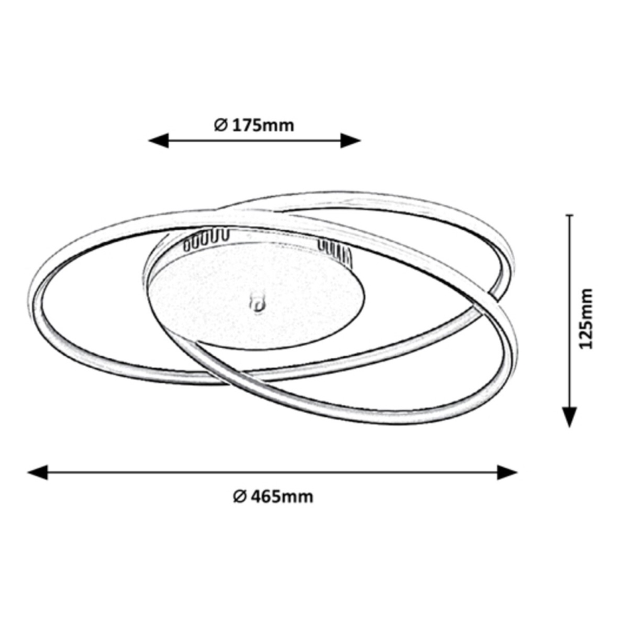 Rabalux - LED oprawa sufitowa LED/40W/230V śr. 46,5