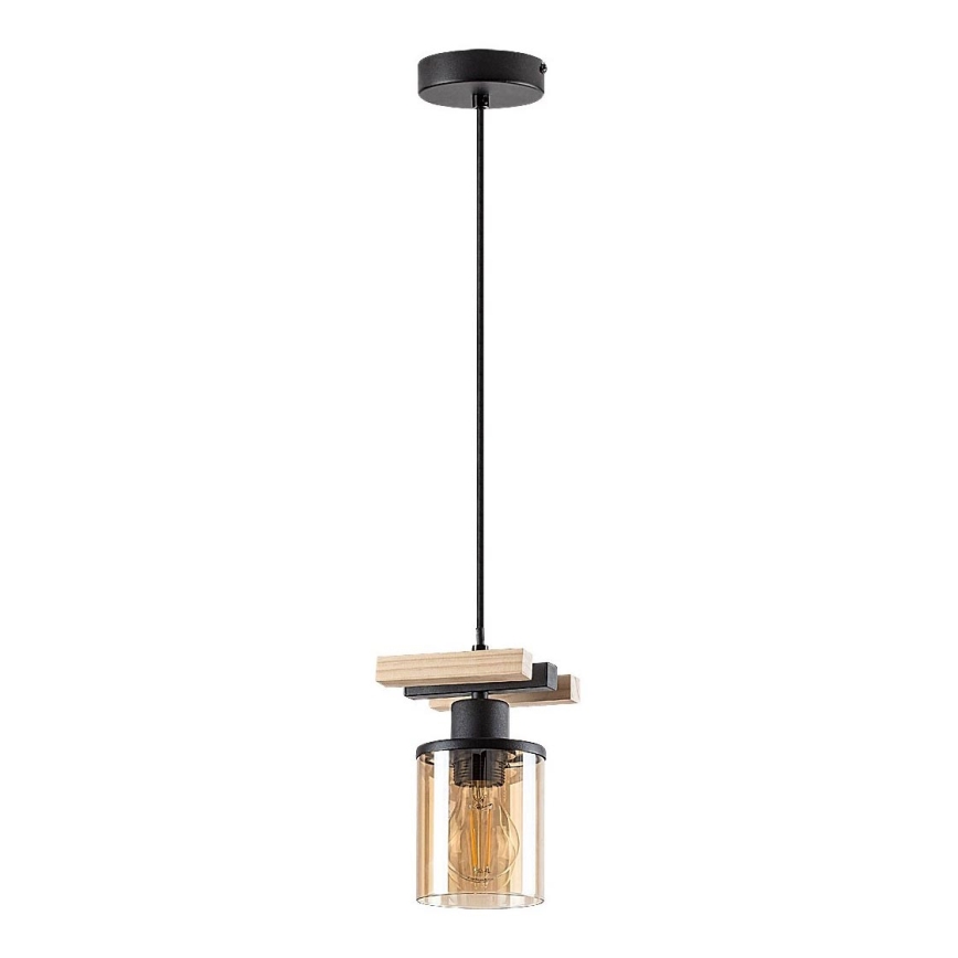 Rabalux - Lampa sufitowa na pręcie 1xE27/25W/230V sosna