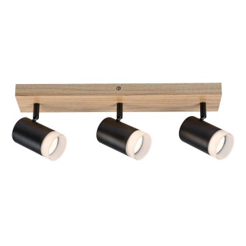 Rabalux - Lampa sufitowa punktowa 3xGU10/5W/230V dąb
