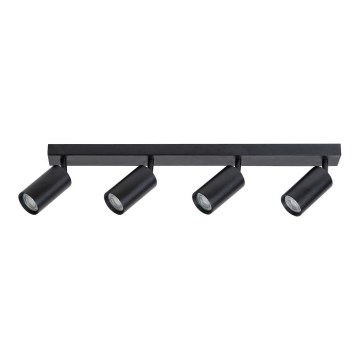 Rabalux - Lampa sufitowa punktowa 4xGU10/25W/230V czarna