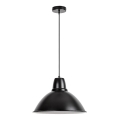 Rabalux - Lampa wisząca na lince 1xE27/60W/230V śr. 36 cm czarna