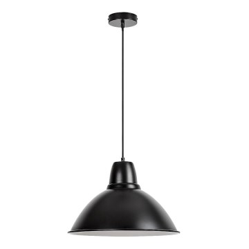 Rabalux - Lampa wisząca na lince 1xE27/60W/230V śr. 36 cm czarna
