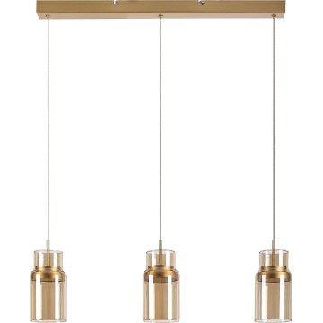Rabalux - Lampa wisząca na lince LED/27W/230V 3000K złota