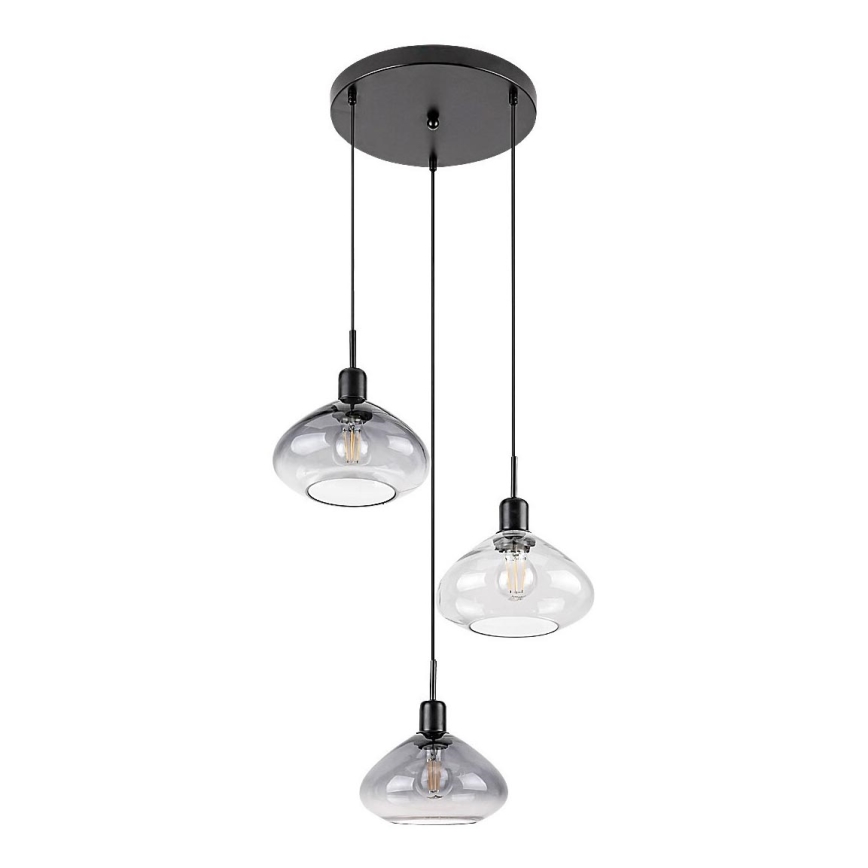 Rabalux - Lampa wisząca na linkach 3xE27/40W/230V