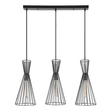 Rabalux - Lampa wisząca na linkach 3xE27/60W/230V