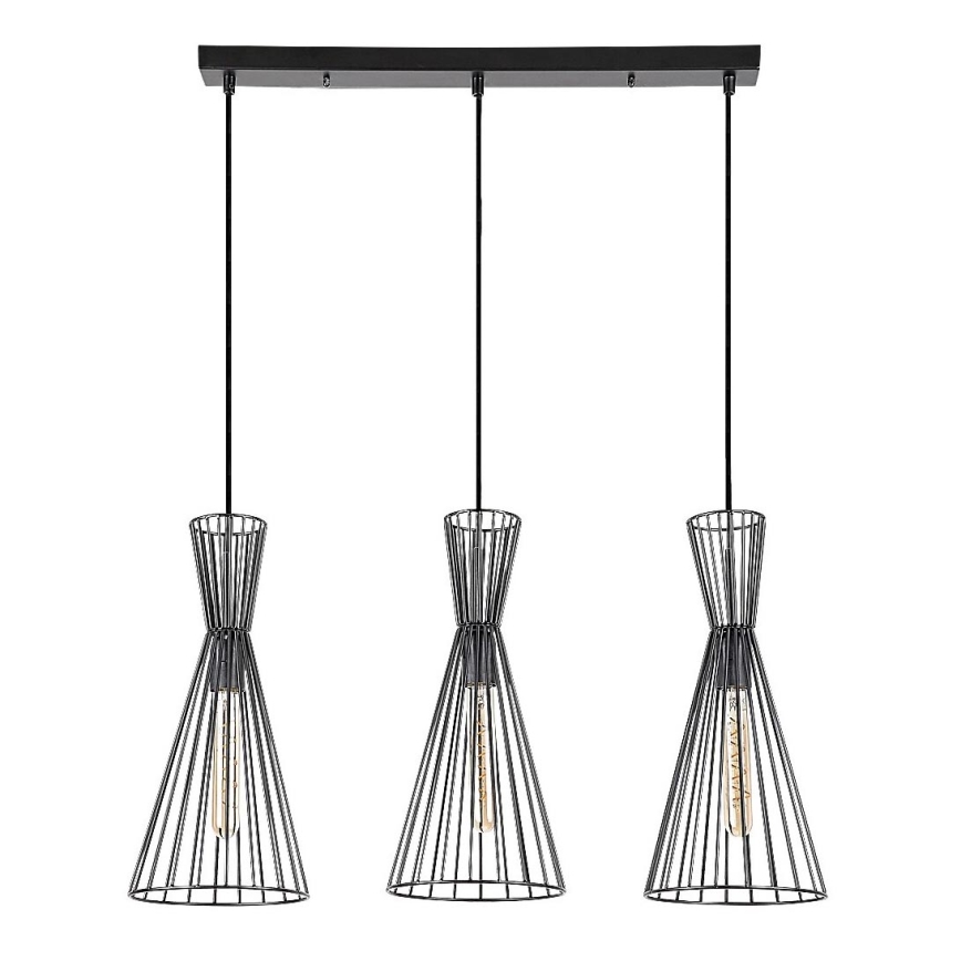 Rabalux - Lampa wisząca na linkach 3xE27/60W/230V