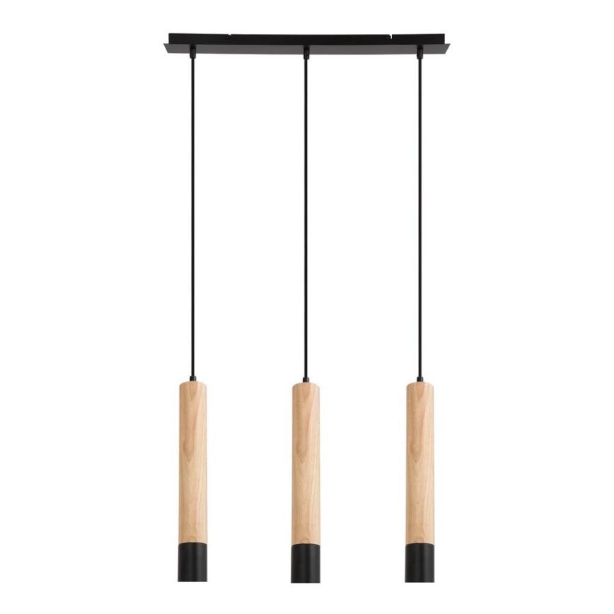 Rabalux - Lampa wisząca na linkach 3xGU10/50W/230V buk