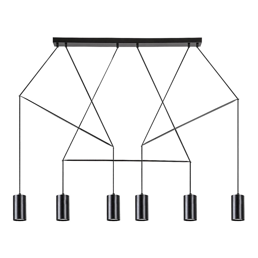 Rabalux - Lampa wisząca na linkach 6xGU10/50W/230V