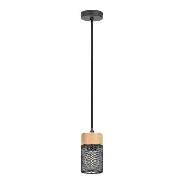 Rabalux - Lampa wisząca na linkę 1xE27/25W/230V buk