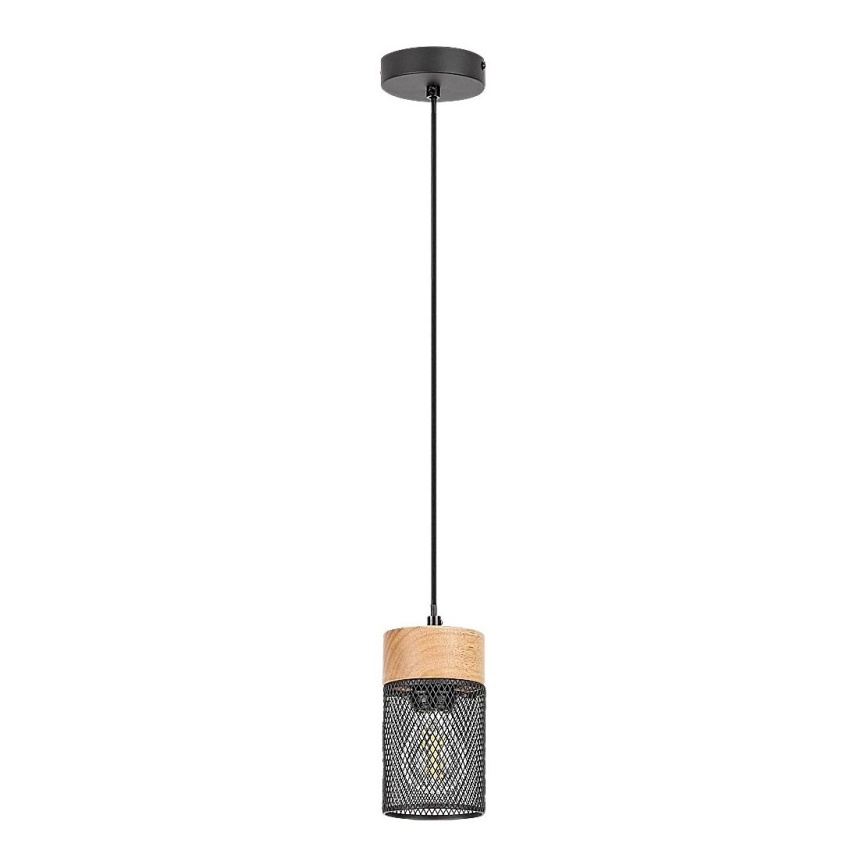 Rabalux - Lampa wisząca na linkę 1xE27/25W/230V buk