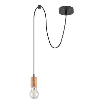 Rabalux - Lampa wisząca na linkę 1xE27/60W/230V buk