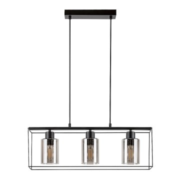 Rabalux - Lampa wisząca na linkę 3xE27/25W/230V