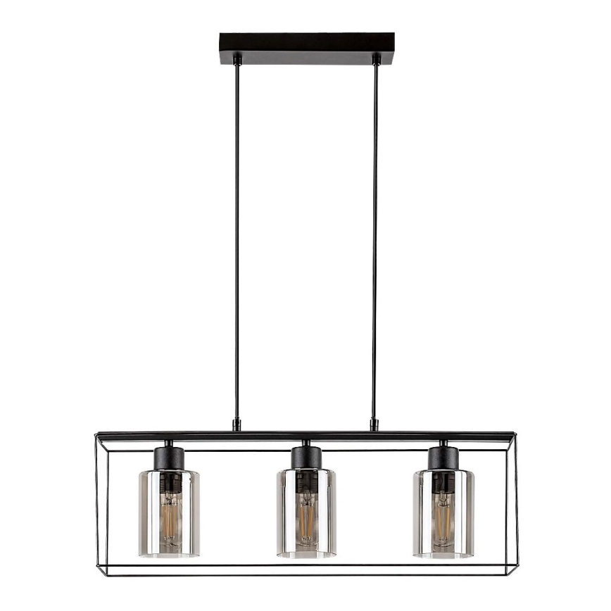 Rabalux - Lampa wisząca na linkę 3xE27/25W/230V