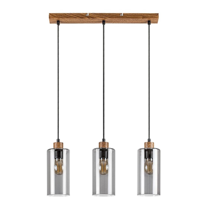 Rabalux - Lampa wisząca na linkę 3xE27/25W/230V