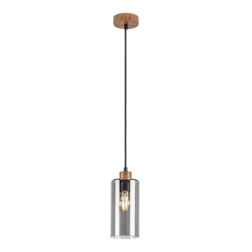 Rabalux - Lampa wisząca na przewodzie 1xE27/25W/230V dąb