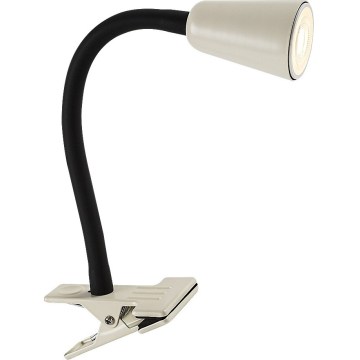 Rabalux - Lampka biurkowa z klipsem 1xGU10/7W/230V kremowa