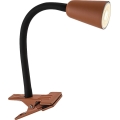 Rabalux - Lampka biurkowa z klipsem 1xGU10/7W/230V pomarańczowa