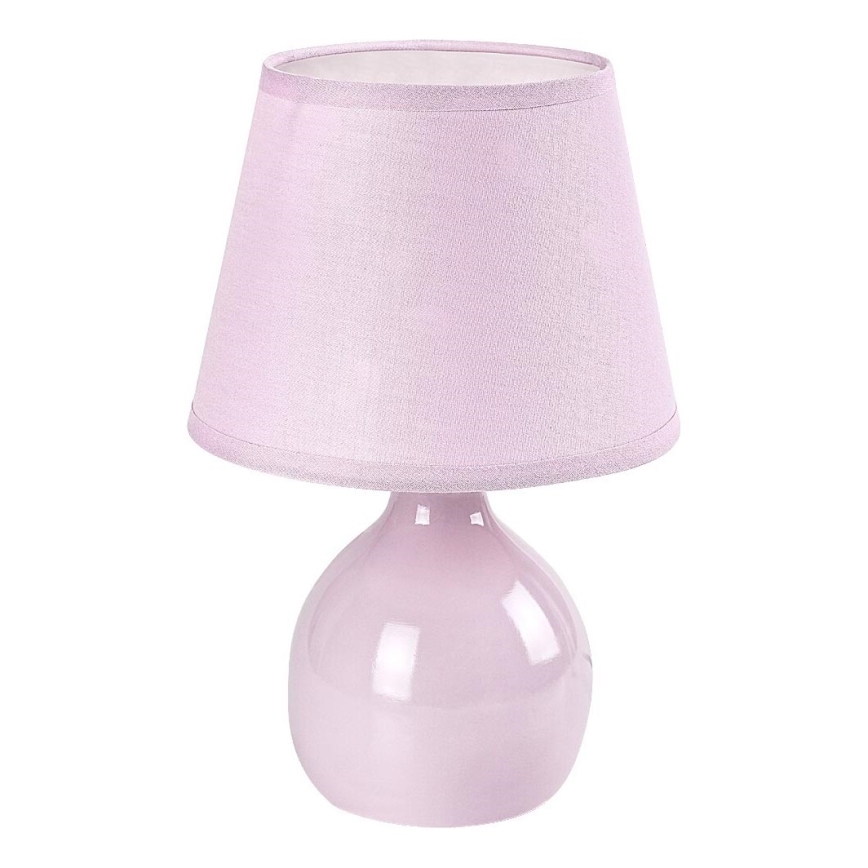 Rabalux - Lampka stołowa 1xE14/40W/230V różowa