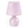 Rabalux - Lampka stołowa 1xE14/40W/230V różowa